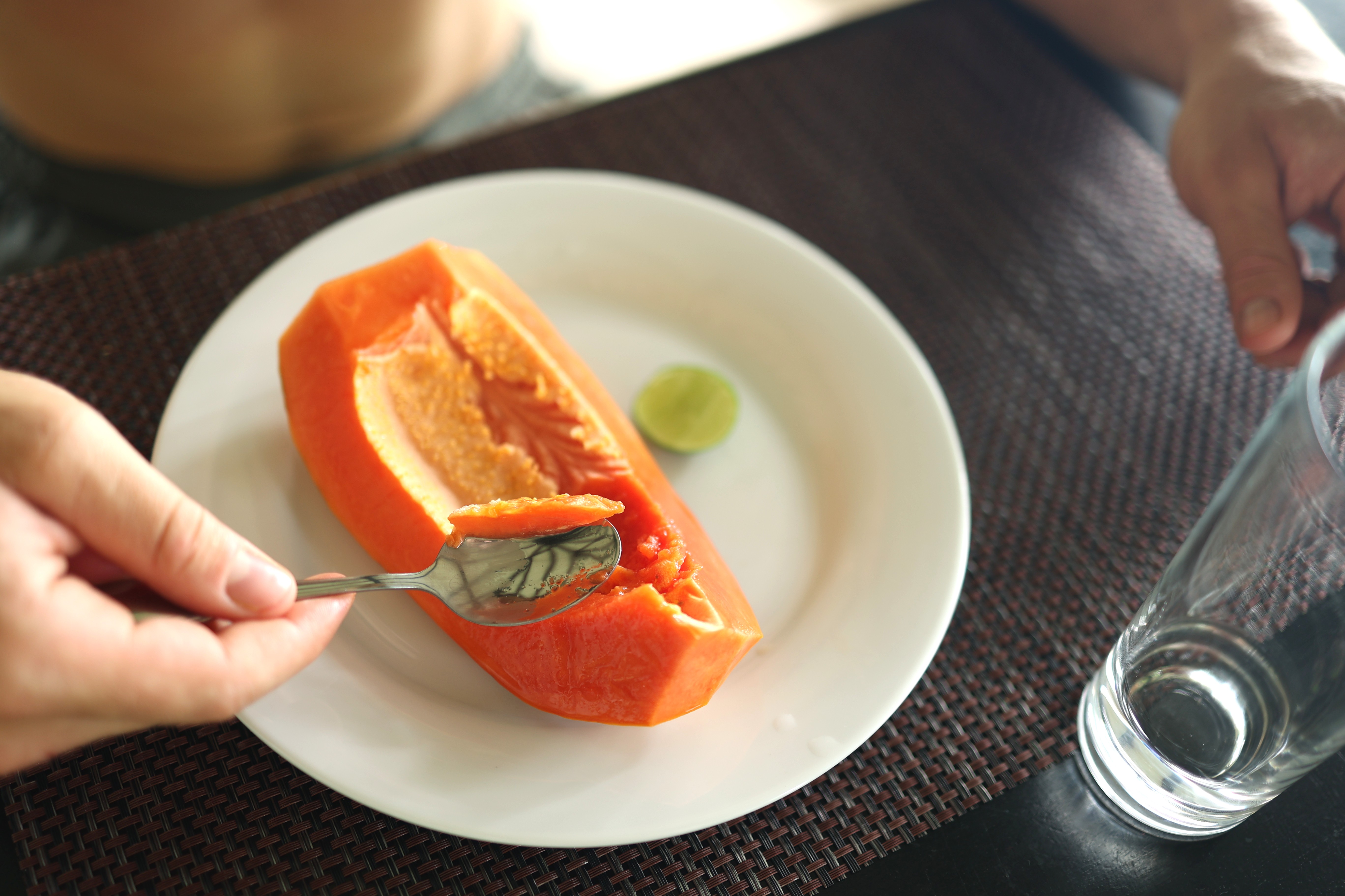 Fresh papaya from the farm